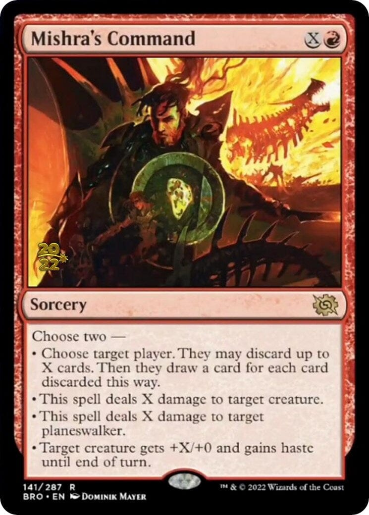 Mishra's Command [The Brothers' War: Prerelease Promos] MTG Single Magic: The Gathering  | Multizone: Comics And Games