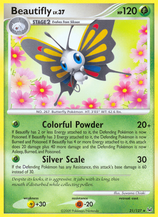 Beautifly (21/127) [Platinum: Base Set] Pokemon Single Pokémon  | Multizone: Comics And Games