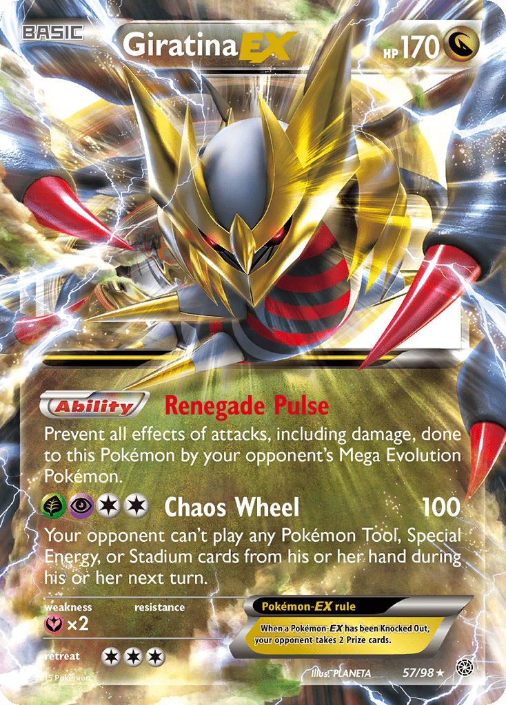 Giratina EX (57/98) [XY: Ancient Origins] Pokemon Single Pokémon  | Multizone: Comics And Games