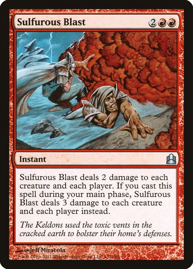 Sulfurous Blast [Commander 2011] MTG Single Magic: The Gathering  | Multizone: Comics And Games