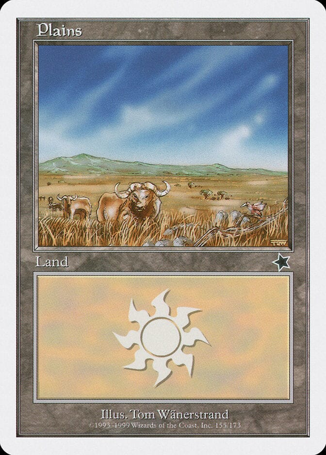 Plains (155) [Starter 1999] MTG Single Magic: The Gathering  | Multizone: Comics And Games