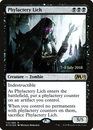 Phylactery Lich [Core Set 2019 Promos] MTG Single Magic: The Gathering  | Multizone: Comics And Games
