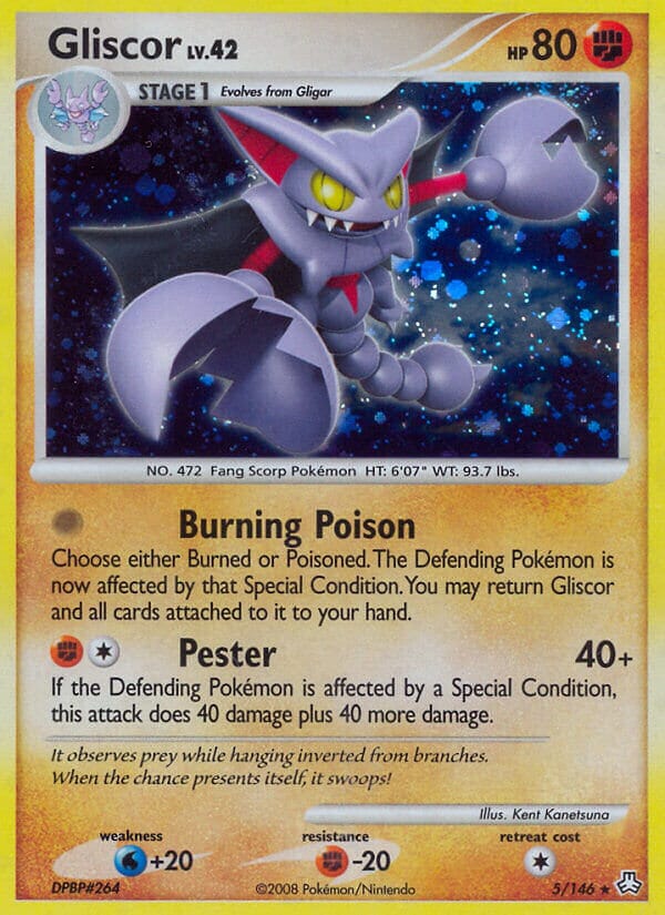 Gliscor (5/146) (Theme Deck Exclusive) [Diamond & Pearl: Legends Awakened] Pokemon Single Pokémon  | Multizone: Comics And Games