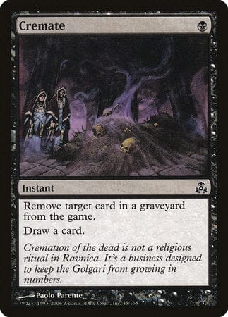 Cremate [Guildpact] MTG Single Magic: The Gathering  | Multizone: Comics And Games