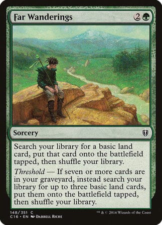 Far Wanderings [Commander 2016] MTG Single Magic: The Gathering  | Multizone: Comics And Games