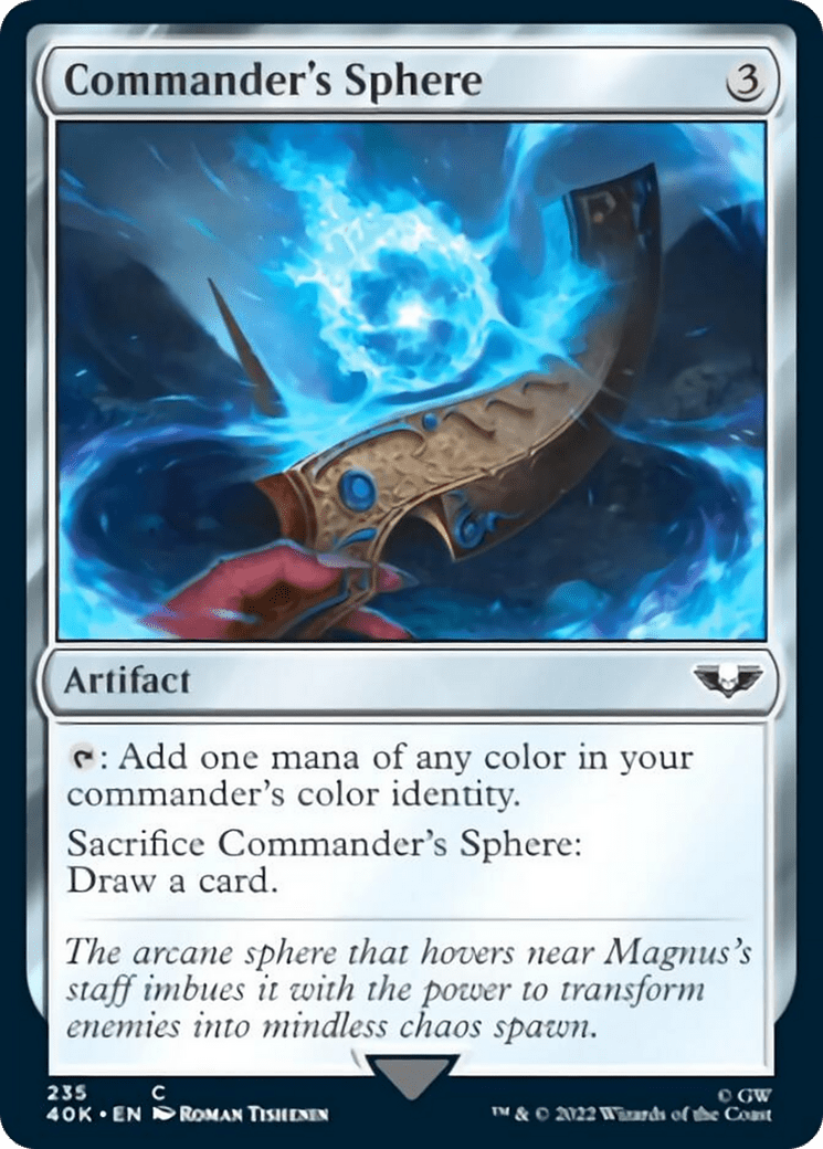 Commander's Sphere (235) [Universes Beyond: Warhammer 40,000] MTG Single Magic: The Gathering  | Multizone: Comics And Games
