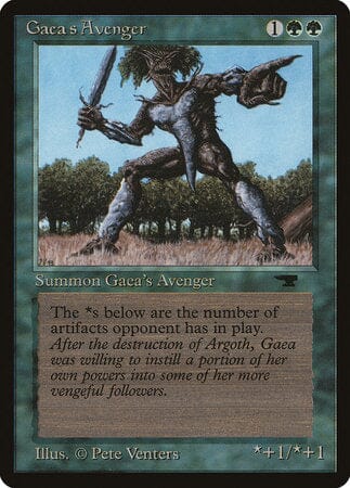 Gaea's Avenger [Antiquities] MTG Single Magic: The Gathering  | Multizone: Comics And Games