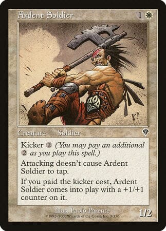 Ardent Soldier [Invasion] MTG Single Magic: The Gathering  | Multizone: Comics And Games