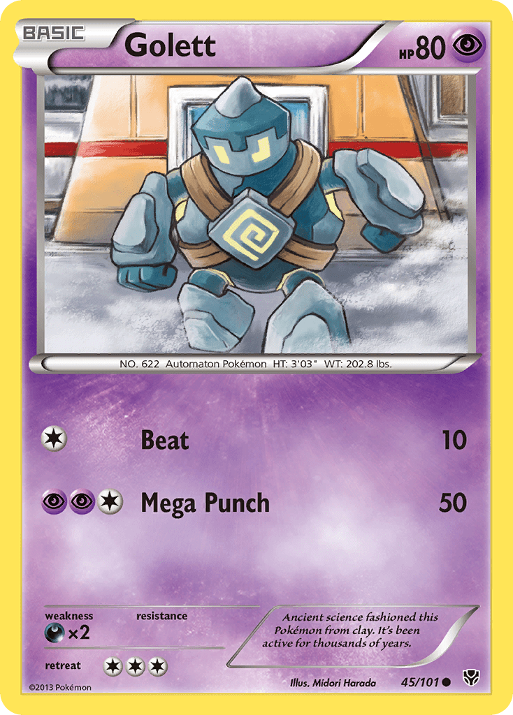 Golett (45/101) [Black & White: Plasma Blast] Pokemon Single Pokémon  | Multizone: Comics And Games
