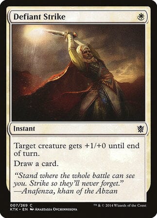 Defiant Strike [Khans of Tarkir] MTG Single Magic: The Gathering  | Multizone: Comics And Games