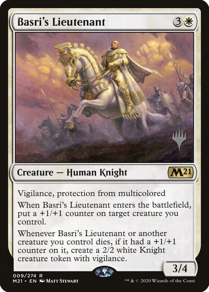 Basri's Lieutenant (Promo Pack) [Core Set 2021 Promos] MTG Single Magic: The Gathering  | Multizone: Comics And Games