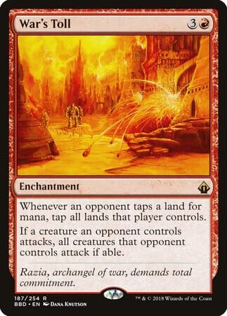 War's Toll [Battlebond] MTG Single Magic: The Gathering  | Multizone: Comics And Games