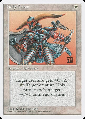 Holy Armor [Fourth Edition] MTG Single Magic: The Gathering  | Multizone: Comics And Games