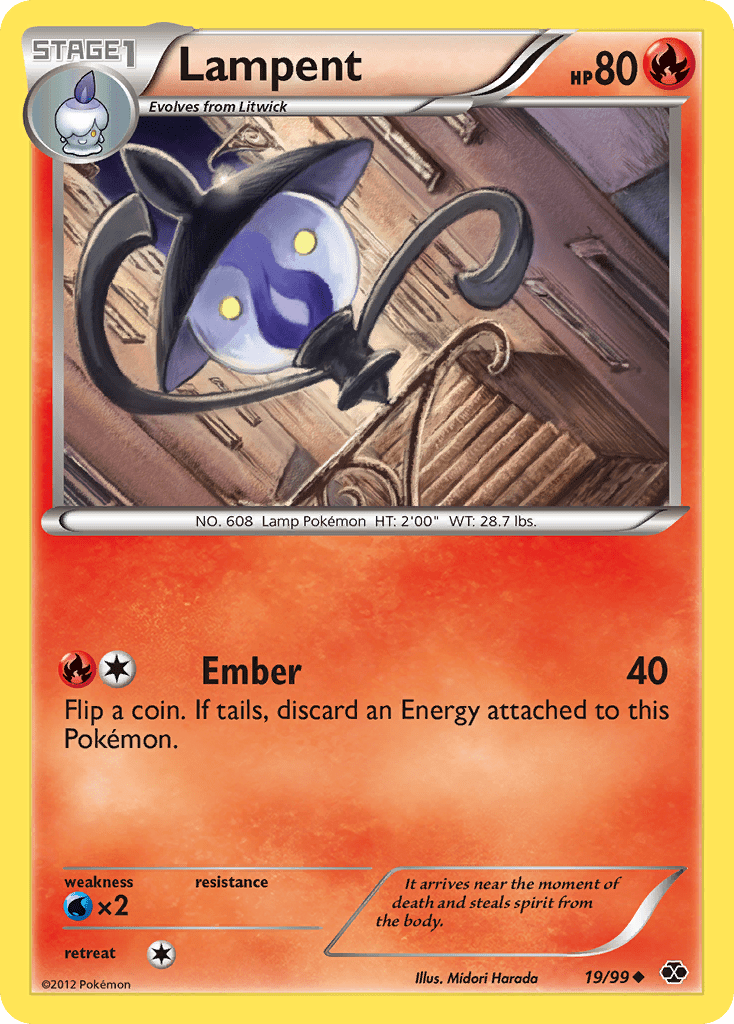 Lampent (19/99) [Black & White: Next Destinies] Pokemon Single Pokémon  | Multizone: Comics And Games