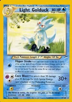 Light Golduck (47/105) [Neo Destiny Unlimited] Pokemon Single Pokémon  | Multizone: Comics And Games