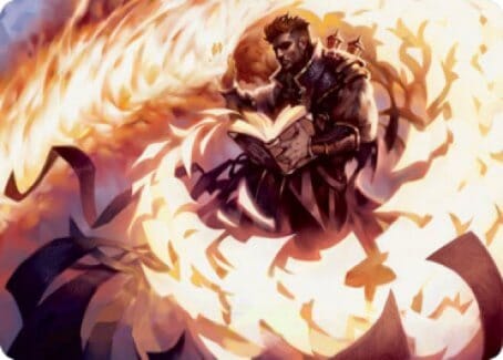Revel in Silence Art Card [Strixhaven: School of Mages Art Series] MTG Single Magic: The Gathering  | Multizone: Comics And Games