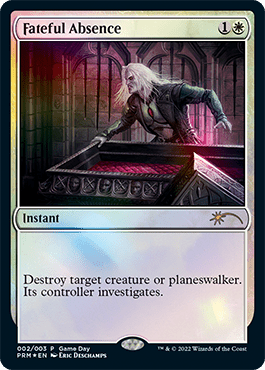 Fateful Absence [Game Day 2022] MTG Single Magic: The Gathering  | Multizone: Comics And Games