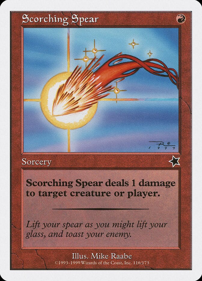 Scorching Spear [Starter 1999] MTG Single Magic: The Gathering  | Multizone: Comics And Games
