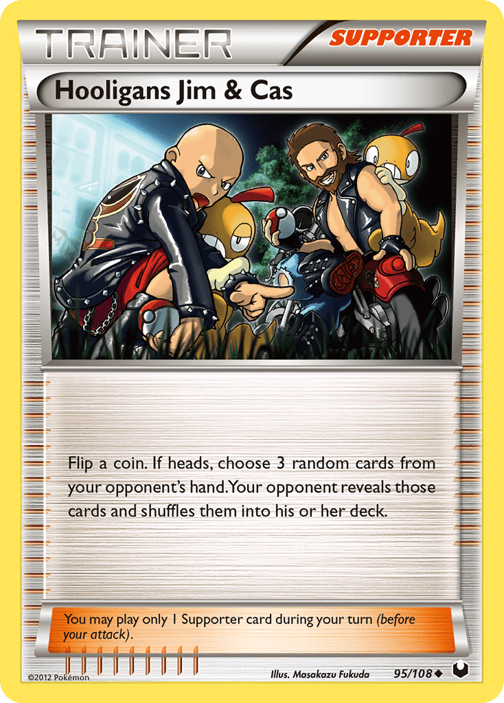 Hooligans Jim & Cas (95/108) [Black & White: Dark Explorers] Pokemon Single Pokémon  | Multizone: Comics And Games