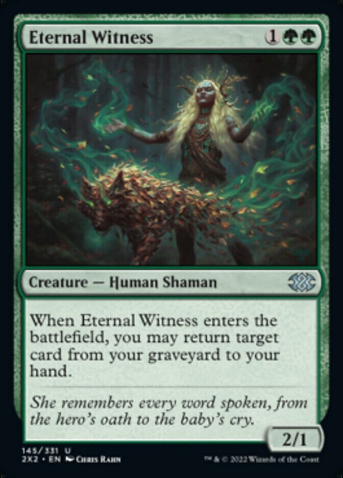 Eternal Witness [Double Masters 2022] MTG Single Magic: The Gathering  | Multizone: Comics And Games