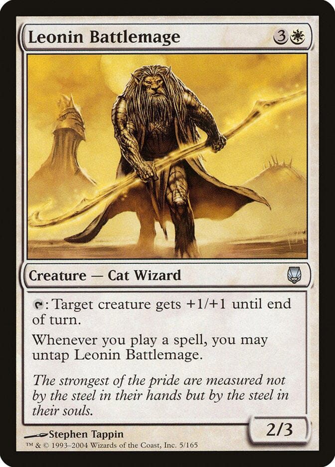 Leonin Battlemage [Darksteel] MTG Single Magic: The Gathering  | Multizone: Comics And Games