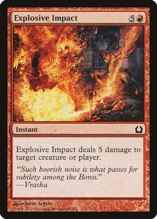 Explosive Impact [Return to Ravnica] MTG Single Magic: The Gathering  | Multizone: Comics And Games