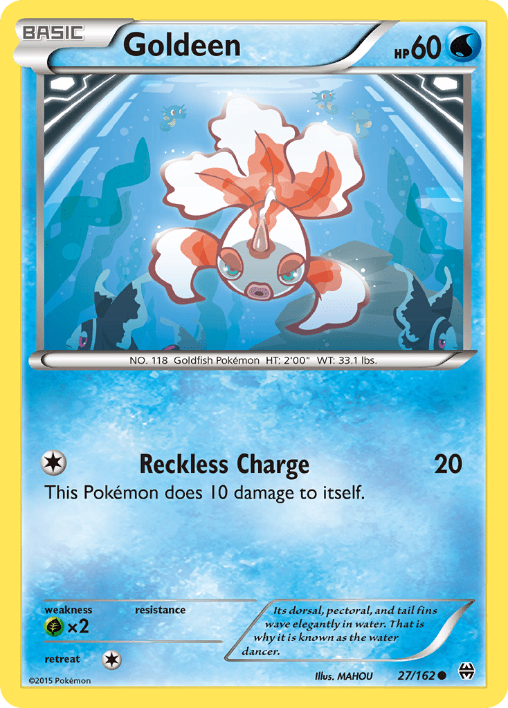 Goldeen (27/162) [XY: BREAKthrough] Pokemon Single Pokémon  | Multizone: Comics And Games