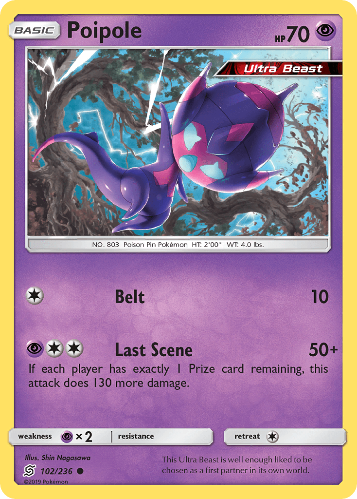 Poipole (102/236) [Sun & Moon: Unified Minds] Pokemon Single Pokémon  | Multizone: Comics And Games