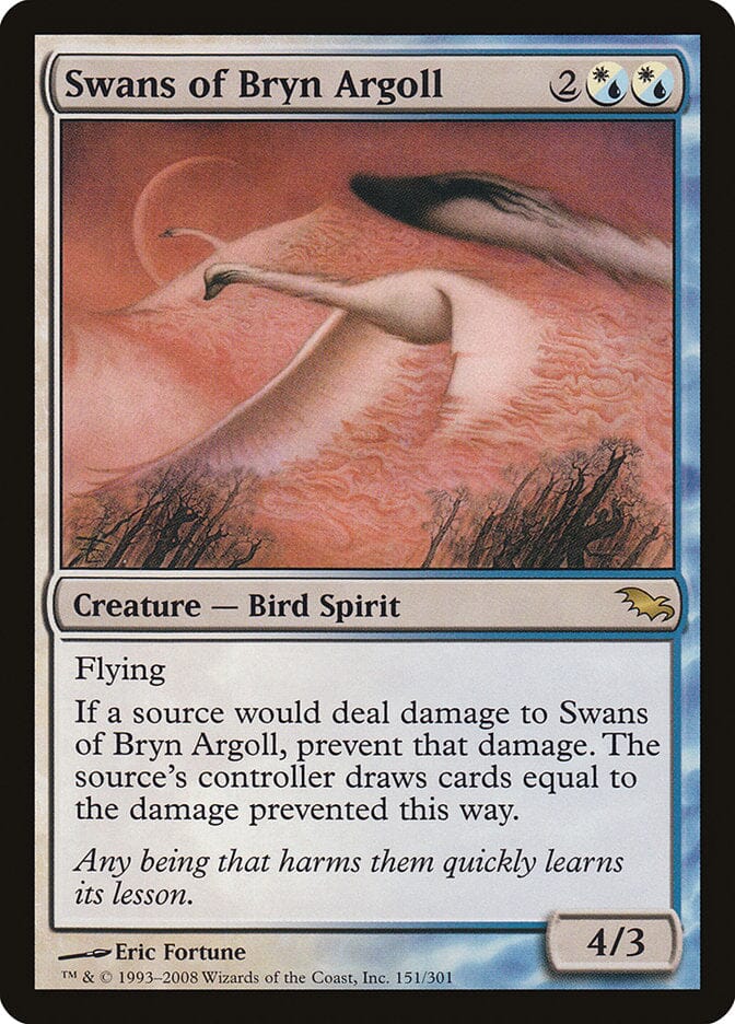 Swans of Bryn Argoll [Shadowmoor] MTG Single Magic: The Gathering  | Multizone: Comics And Games