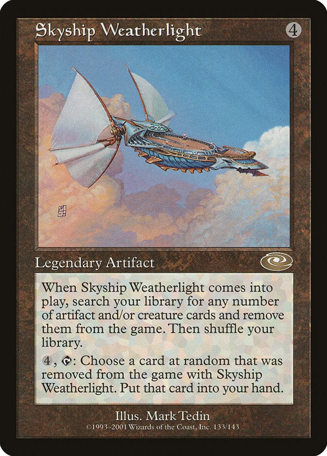 Skyship Weatherlight (Mark Tedin) [Planeshift] MTG Single Magic: The Gathering  | Multizone: Comics And Games