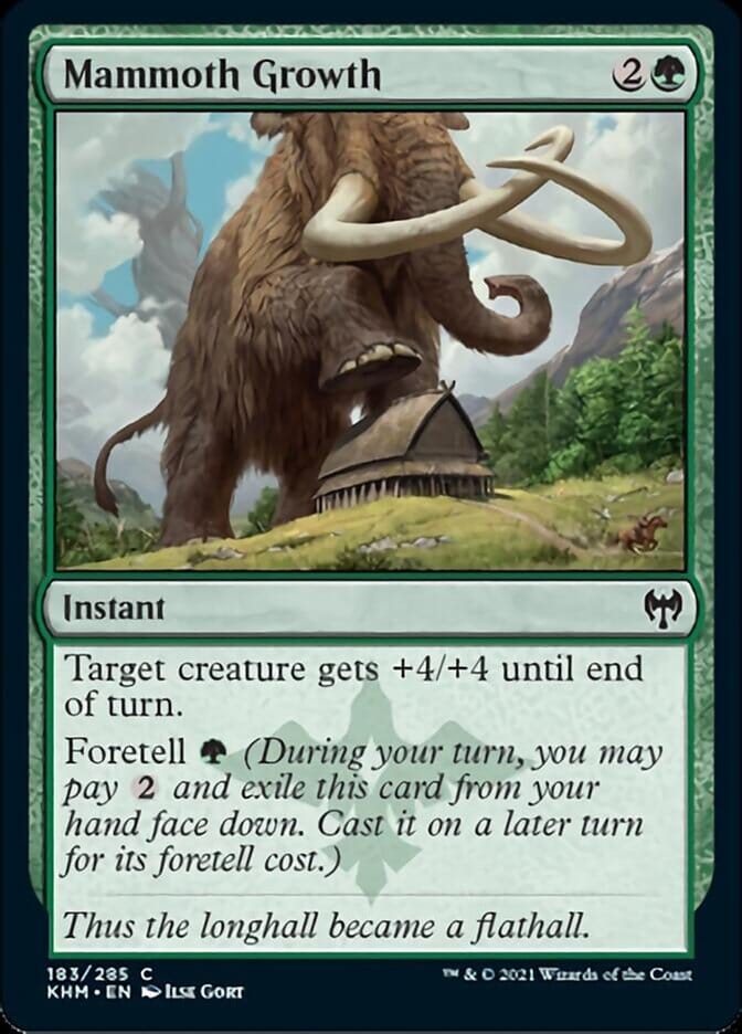 Mammoth Growth [Kaldheim] MTG Single Magic: The Gathering  | Multizone: Comics And Games