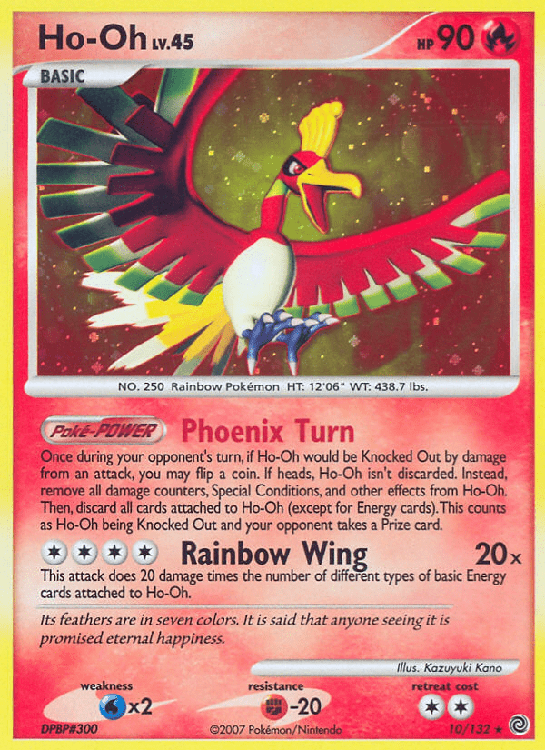 Ho-Oh (10/132) [Diamond & Pearl: Secret Wonders] Pokemon Single Pokémon  | Multizone: Comics And Games