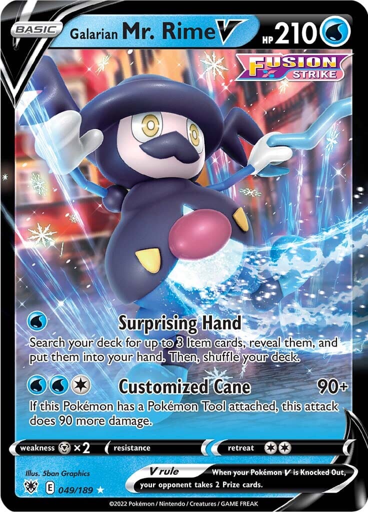Galarian Mr. Rime V (049/189) [Sword & Shield: Astral Radiance] Pokemon Single Pokémon  | Multizone: Comics And Games
