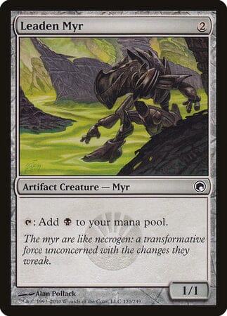 Leaden Myr [Scars of Mirrodin] MTG Single Magic: The Gathering  | Multizone: Comics And Games