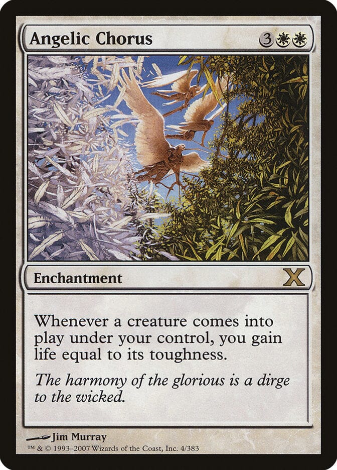 Angelic Chorus [Tenth Edition] MTG Single Magic: The Gathering  | Multizone: Comics And Games
