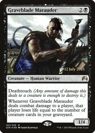 Graveblade Marauder [Magic Origins Promos] MTG Single Magic: The Gathering  | Multizone: Comics And Games