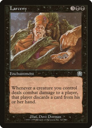 Larceny [Mercadian Masques] MTG Single Magic: The Gathering  | Multizone: Comics And Games