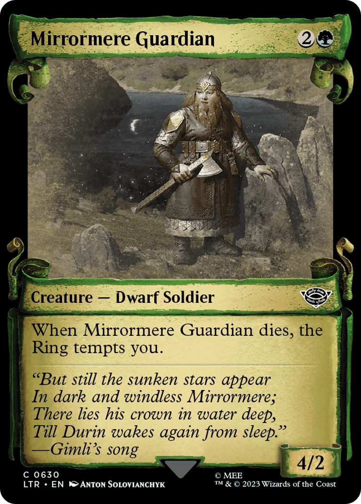 Mirrormere Guardian [The Lord of the Rings: Tales of Middle-Earth Showcase Scrolls] MTG Single Magic: The Gathering  | Multizone: Comics And Games