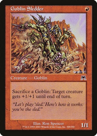Goblin Sledder [Onslaught] MTG Single Magic: The Gathering  | Multizone: Comics And Games