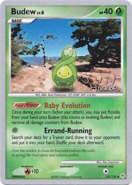 Budew (43/130) (Flyvees - Jun Hasebe) [World Championships 2007] Pokemon Single Pokémon  | Multizone: Comics And Games