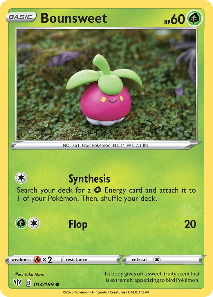 Bounsweet (014/189) [Sword & Shield: Darkness Ablaze] Pokemon Single Pokémon  | Multizone: Comics And Games