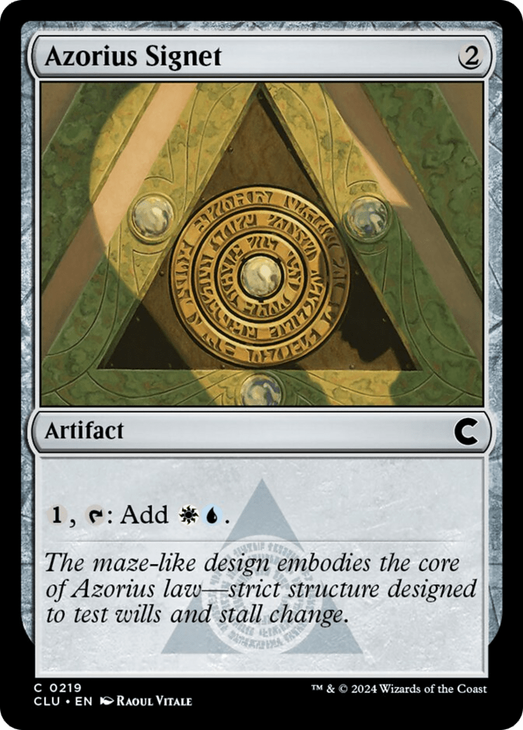 Azorius Signet [Ravnica: Clue Edition] MTG Single Magic: The Gathering  | Multizone: Comics And Games