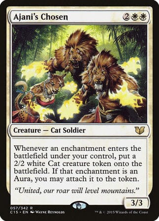 Ajani's Chosen [Commander 2015] MTG Single Magic: The Gathering  | Multizone: Comics And Games