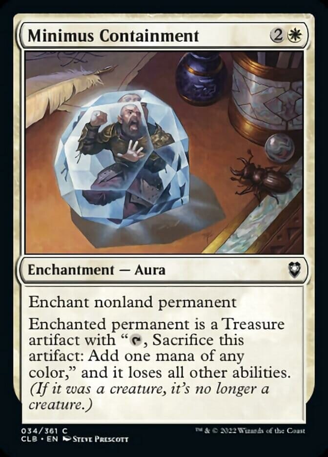 Minimus Containment [Commander Legends: Battle for Baldur's Gate] MTG Single Magic: The Gathering  | Multizone: Comics And Games