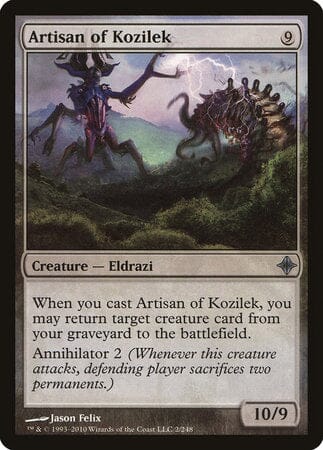 Artisan of Kozilek [Rise of the Eldrazi] MTG Single Magic: The Gathering  | Multizone: Comics And Games