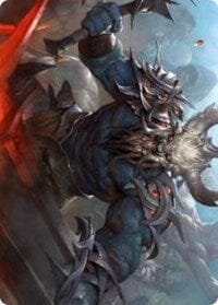 Frenzied Raider Art Card [Kaldheim: Art Series] MTG Single Magic: The Gathering  | Multizone: Comics And Games