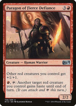 Paragon of Fierce Defiance [Magic 2015] MTG Single Magic: The Gathering  | Multizone: Comics And Games