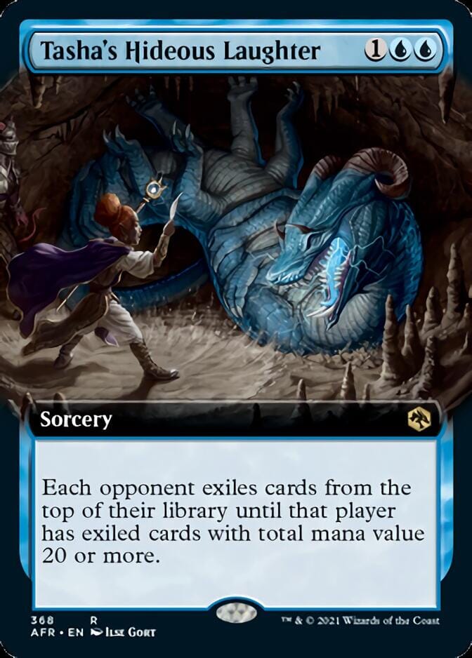 Tasha's Hideous Laughter (Extended) [Dungeons & Dragons: Adventures in the Forgotten Realms] MTG Single Magic: The Gathering  | Multizone: Comics And Games