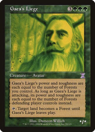 Gaea's Liege [Time Spiral Timeshifted] MTG Single Magic: The Gathering  | Multizone: Comics And Games