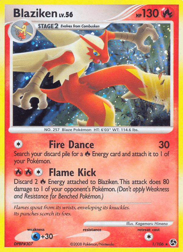 Blaziken (1/106) [Diamond & Pearl: Great Encounters] Pokemon Single Pokémon  | Multizone: Comics And Games